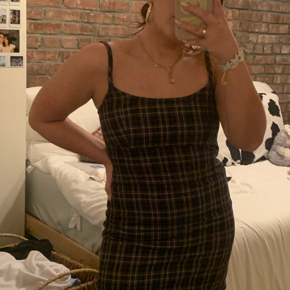 NWT Plaid Brandy Melville Dress